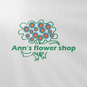 Flower shop logo