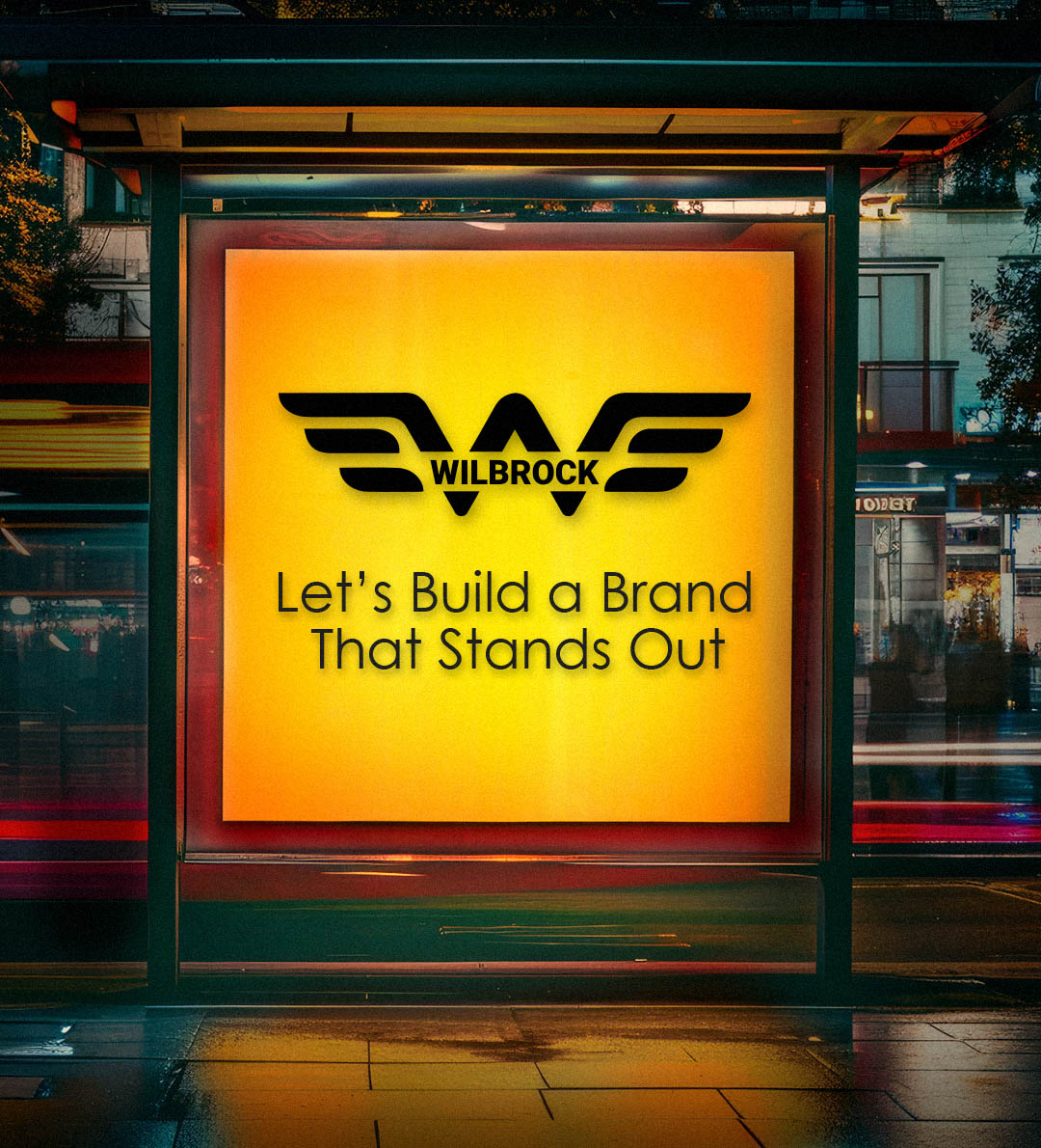 Wilbrock Branding Services Mobile Page